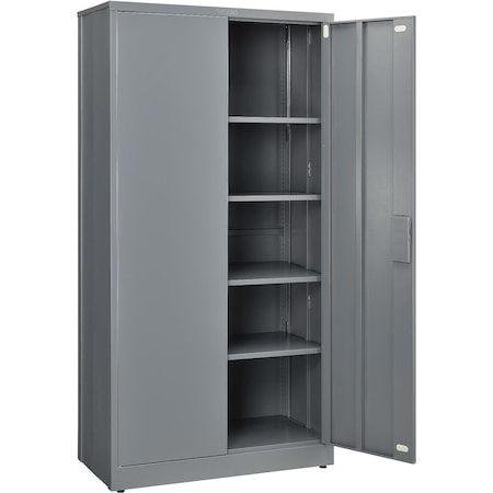 Global Industrial Industrial Storage Cabinet, 72 in H, 36 in W, Gray 361872GY